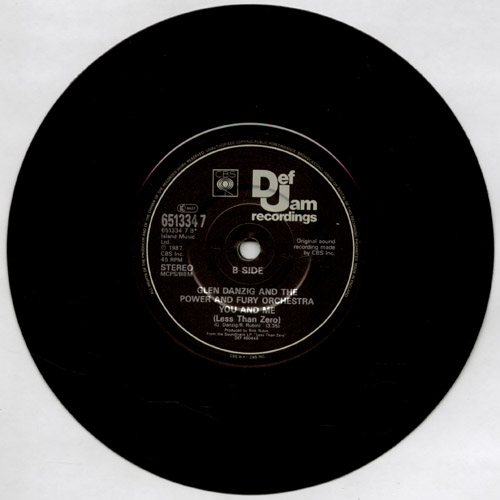 The very rare Black Flames 7 inch single with Glenn Danzig B-side. Image courtesy <a href='http://www.misfitscollectors.com'>MisfitsCollectors.com</a>.